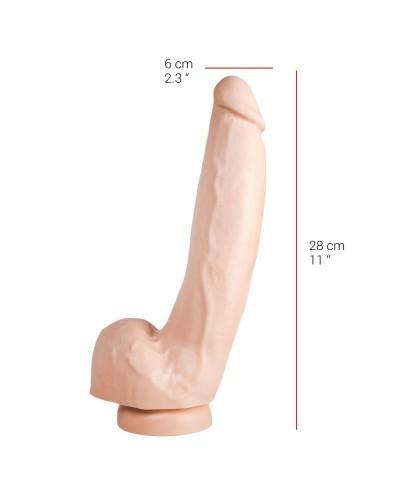 Gros gode Dildorama 21 x 6 cm Flesh pas cher