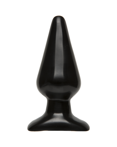 Butt Plug Smooth 12 x 6 cm Noir pas cher