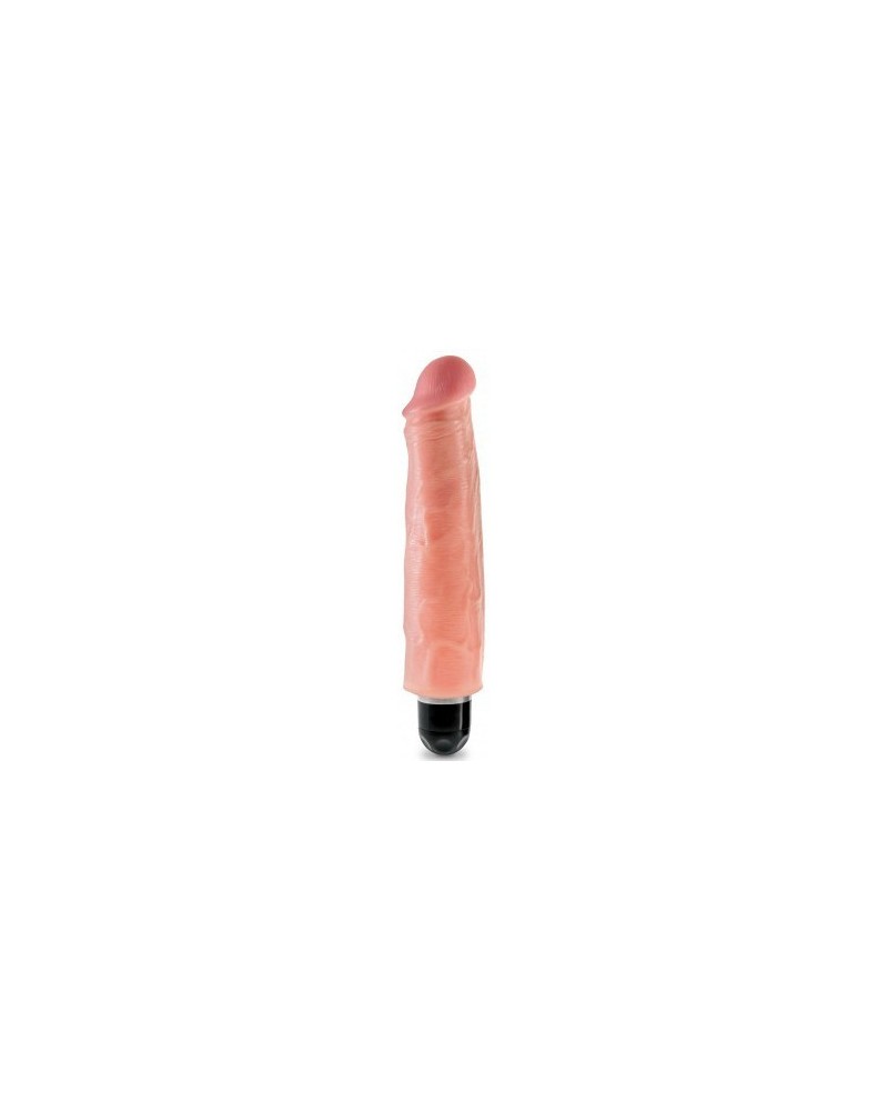 Gode vibrant King Cock Stiffy 18 x 4.5 cm Flesh pas cher