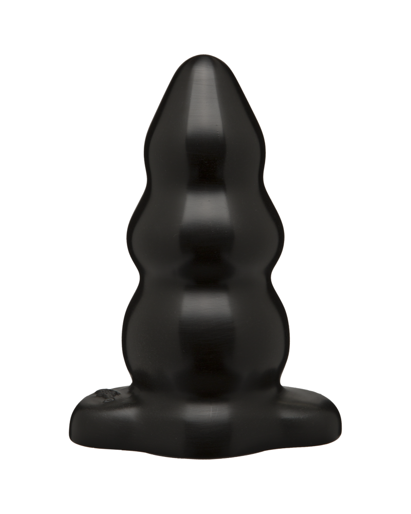 Butt Plug Triple 12 x 6 cm Noir pas cher