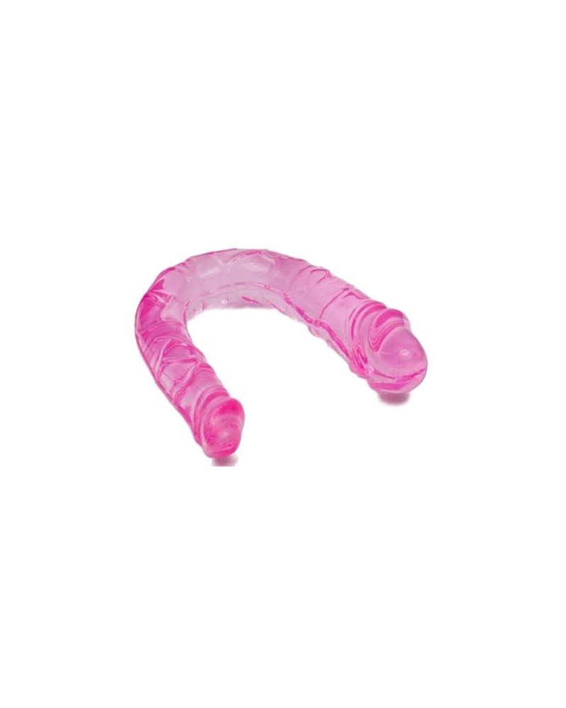 Jelly Double Dildo 11 x 3 cm Rose pas cher