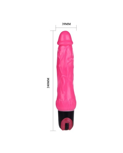 Gode vibrant Soft Vibe 15 x 4 cm Rose pas cher