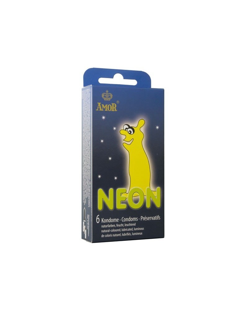 PrEservatifs Neon Phosphorescent x6 pas cher