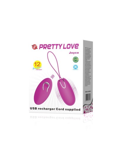 Pretty Love Oeuf vibrant sans fil Joyce 7.8 x 3.7 cm pas cher