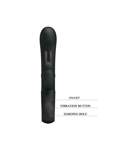 Vibro Rabbit  Webb Noir pas cher