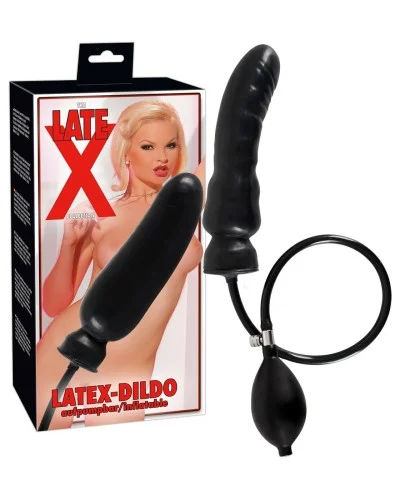 Dildo gonflable en Latex- 16 x 5 cm pas cher