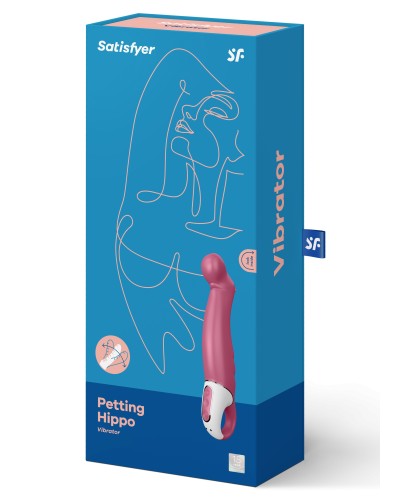 Sextoy Petting Hippo - 23 x 5 cm pas cher