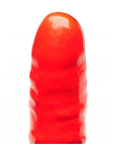 Gode gonflable rouge 16 x 4.5cm pas cher
