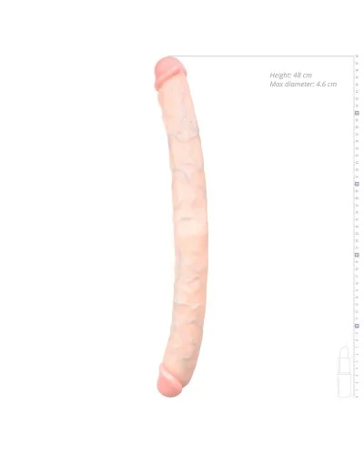 Double dildo Mr long 48 x 5 cm Chair pas cher