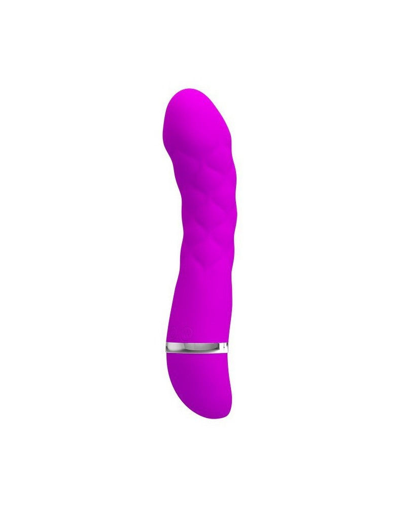 Vibromasseur design Truda 19.5 x 3.5cm - Violet pas cher