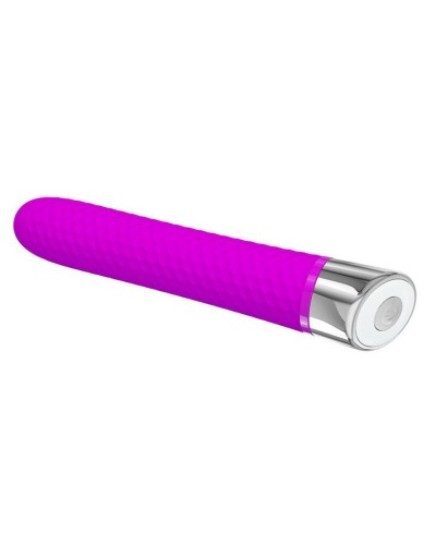 Vibromasseur Reginald 16.5 x 2.7 cm - Violet pas cher