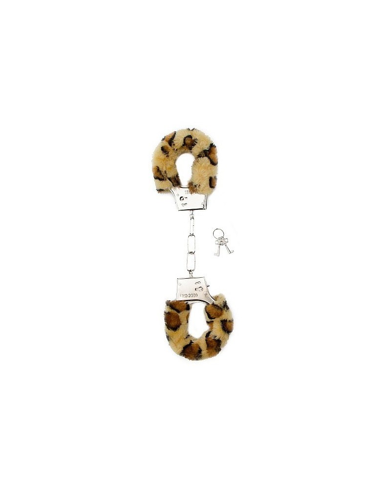 Menottes Furry LEopard pas cher