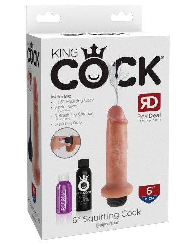 Gode qui Ejacule Squirting King Cock 16 x 4.4cm pas cher