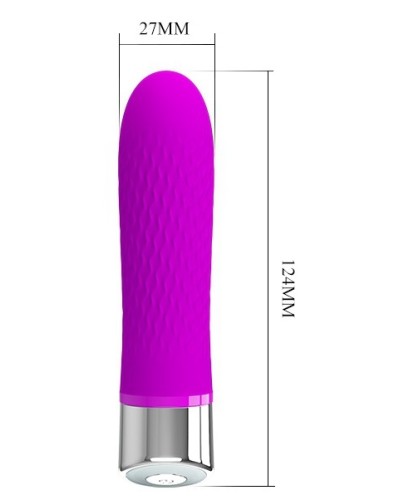 Vibro Sebastian 12 x 2.7 cm Violet pas cher