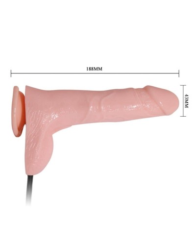 Gode gonflable penis Float 17 x 4cm rose pas cher