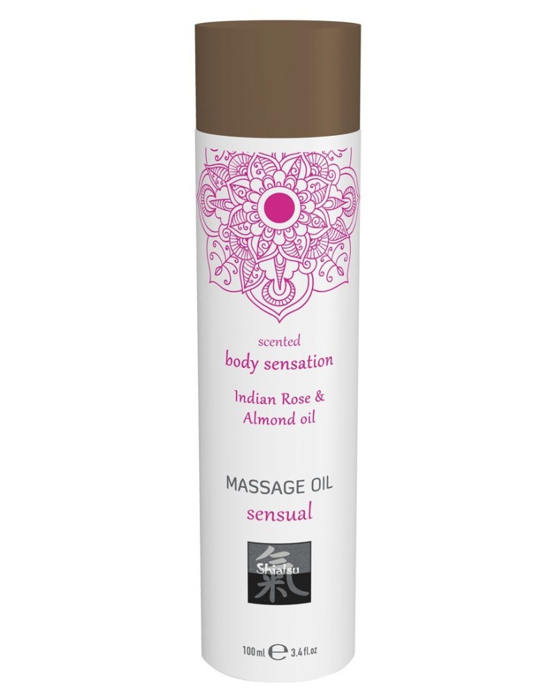 Huile de massage Erotic Rose et Amande 100mL pas cher