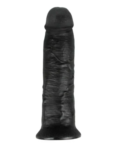 Gode king Cock 24 x 6.4cm Noir pas cher