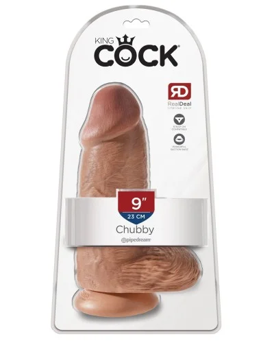 Gode Chubby king Cock 18 x 7.6cm Beur pas cher