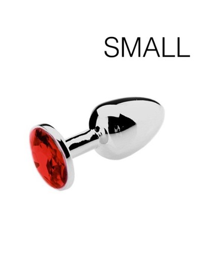 Plug bijou Spolly Small - Rouge 6 x 2.7cm pas cher