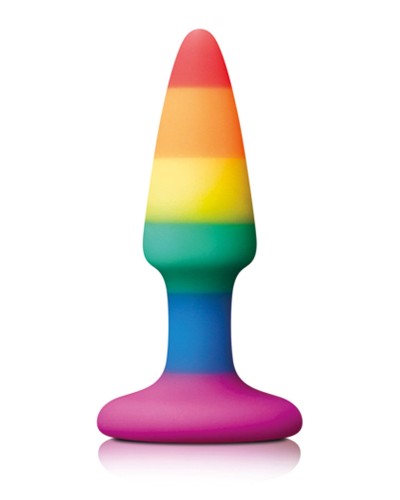 Plug en silicone Rainbow 8 x 2.4 cm pas cher