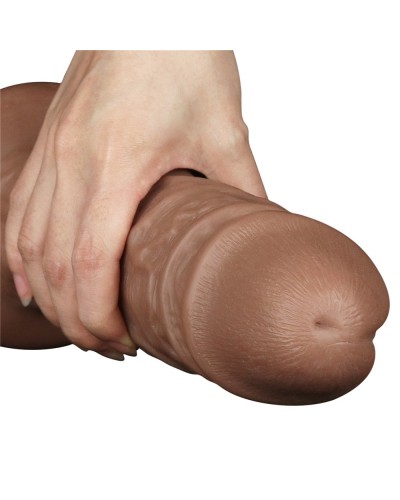 Gode Chubby Dildo 23 x 6.5 cm Marron pas cher