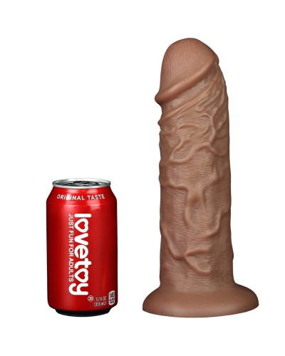 Gode Chubby Dildo 23 x 6.5 cm Marron pas cher