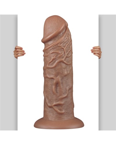 Gode Chubby Dildo 23 x 6.5 cm Marron pas cher