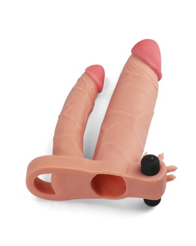 Gaine de pEnis Double PEnis 16 x 3.4 cm pas cher