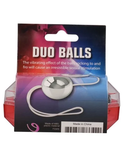 Boules de Geisha Duo Balls Silver pas cher