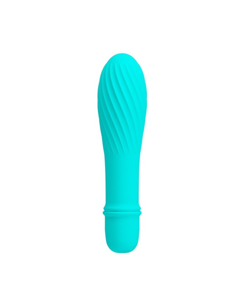 Vibromasseur Solomon Pretty Love 9 x 2.8 cm Bleu pas cher