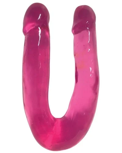 Double gode Lollicock 14 x 3.5cm Rose pas cher