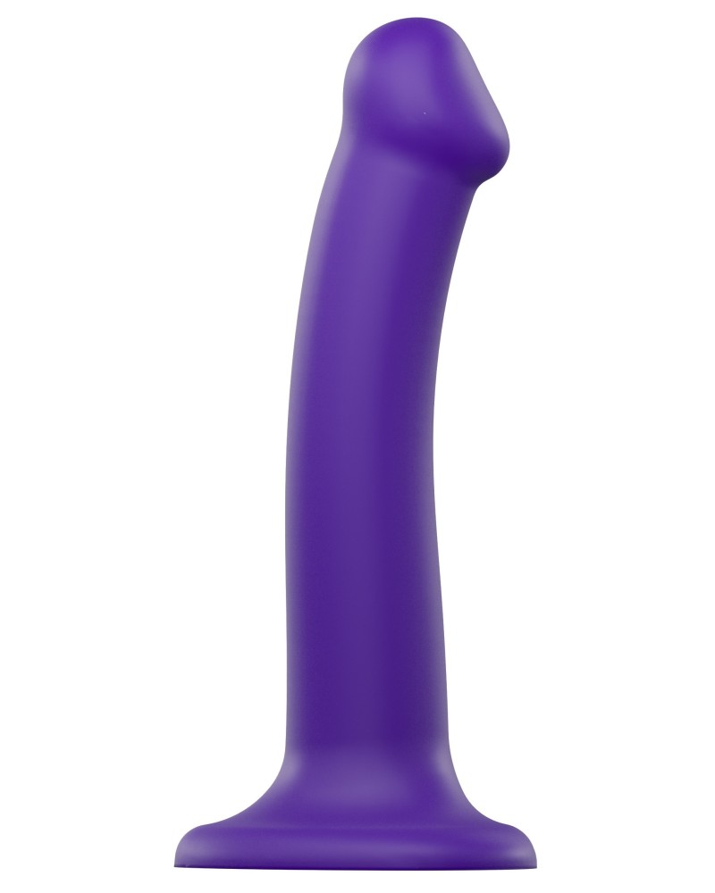 Gode Strap-On-Me Bendable M 16 x 4 cm Violet pas cher