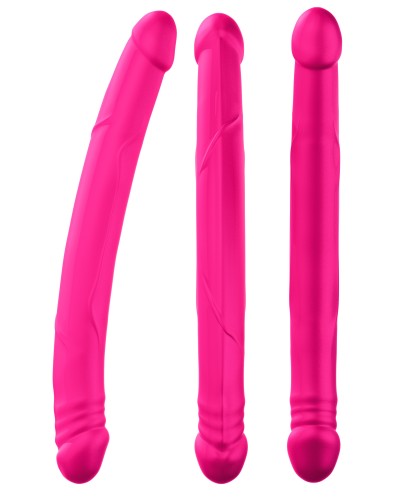 Double Gode Real Double Do Magenta 42 x 4 cm pas cher