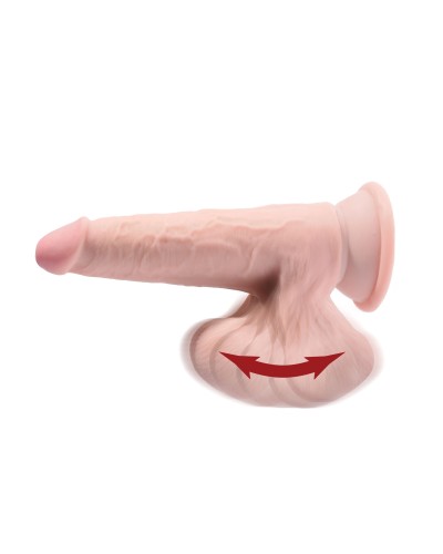 Gode rEaliste 3D Cock Swinging Balls 13 x 4.2 cm pas cher