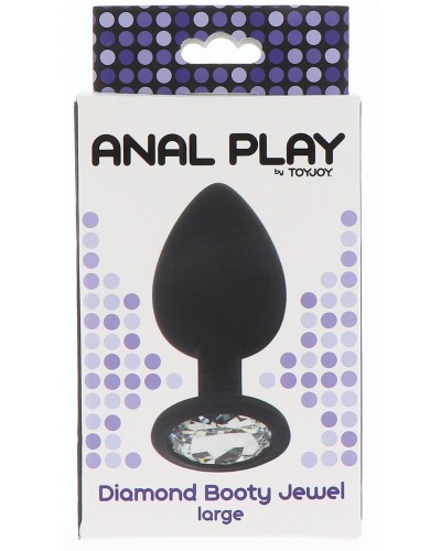 Plug Bijou Diamond Booty L 9 x 4 cm pas cher