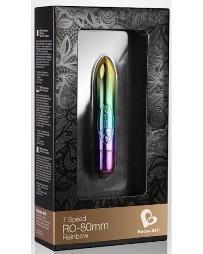 Mini Vibro RO 8cm 7 Vibrations Rainbow pas cher