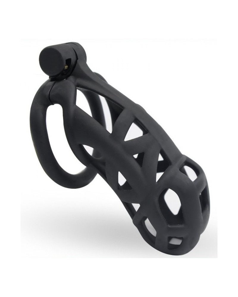 Cage De Chasteté Cobra En ABS Noir – Dimensions 10 X 4 Cm – Pour Fétichisme BDSM – Neuf