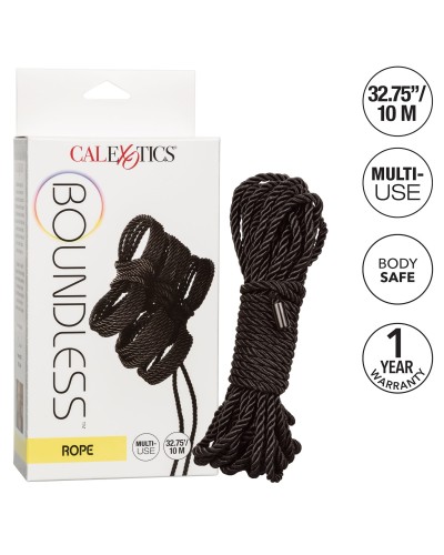 Corde de bondage Boundless 10m Noire pas cher