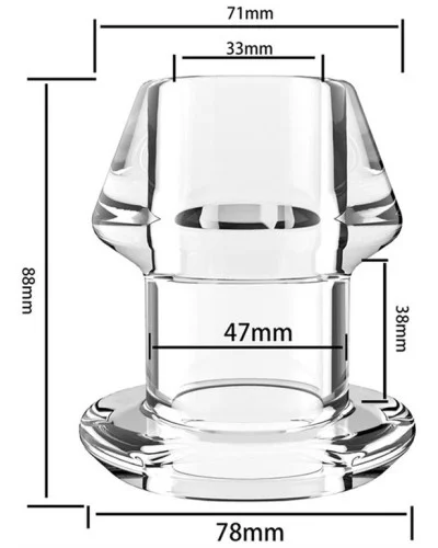 Plug Tunnel avec Bouchon Inpull XL 7.5 x 7cm pas cher