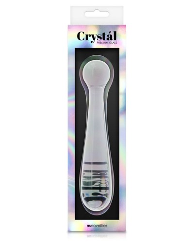 Gode en verre Wand Crystal 17 x 3.5cm Transparent pas cher