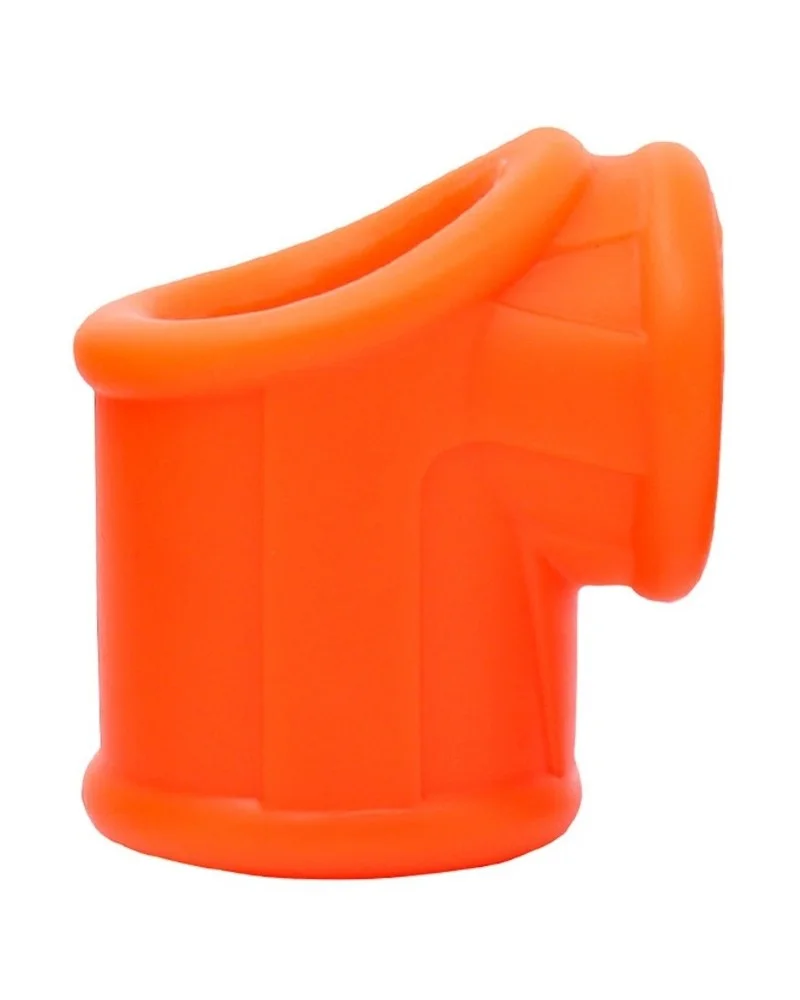 Ballstretcher silicone Cock Ball Orange pas cher