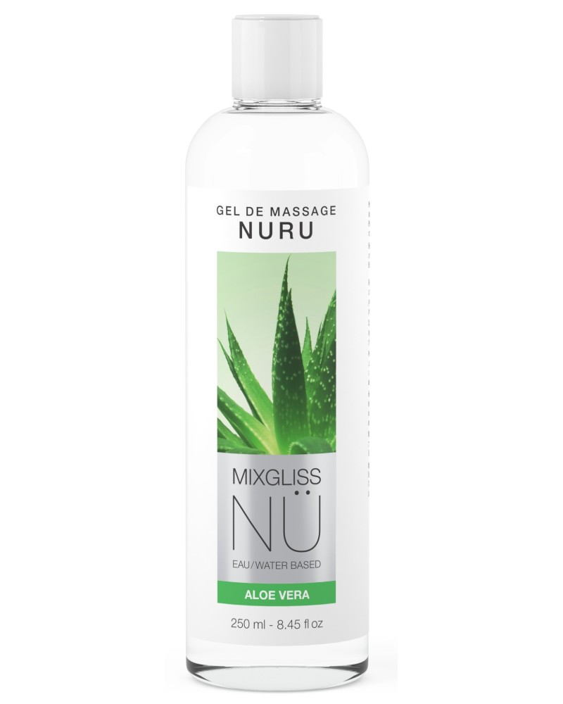 Gel de massage Nuru Mixgliss Aloe Vera 250ml pas cher