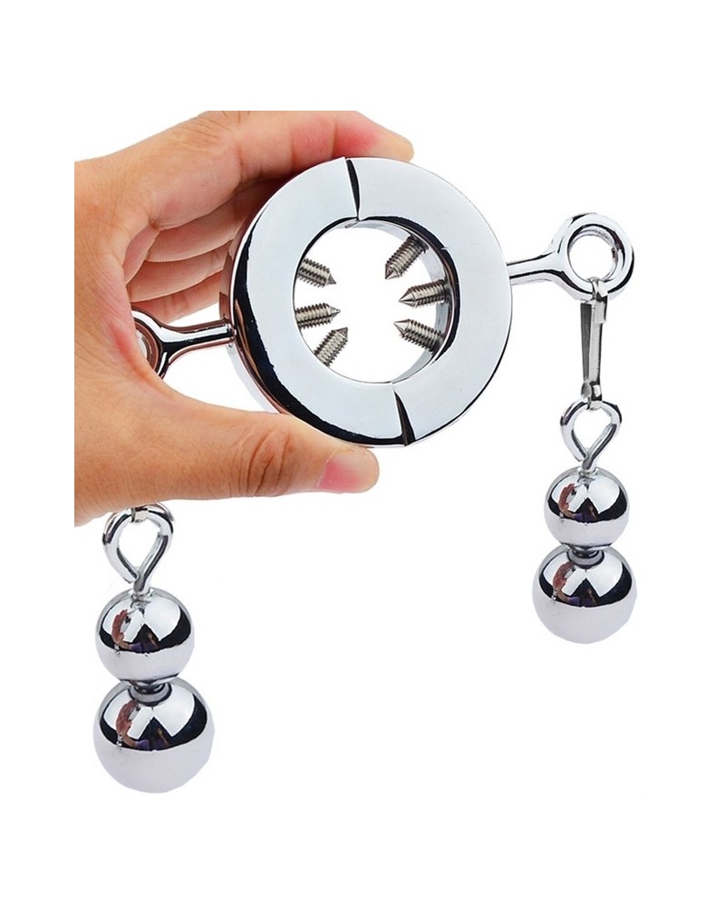 Poids à Tétons / Ballstretcher 300g Avec Pinces - 2 Pièces, Marque The Red, Neuf