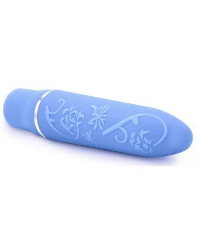 Mini Vibro Bliss Vibe 10.5cm Bleu pas cher