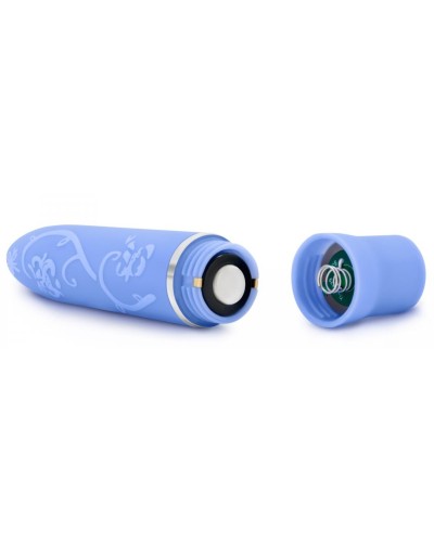 Mini Vibro Bliss Vibe 10.5cm Bleu pas cher