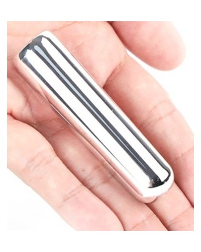 Mini vibro Bullet Silv 7.5 x 2cm ArgentE pas cher