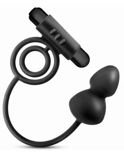 Cockring vibrant et plug Anal Adventures Vibe C-Ring 7 x 4cm pas cher