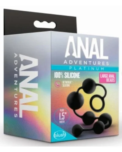 Boules anales Anal Adventures Beads Large 30 x 3.8cm pas cher