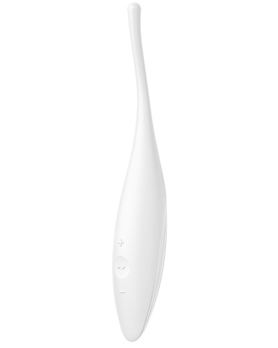 Stimulateur Twirling Joy Satisfyer 17cm Blanc pas cher