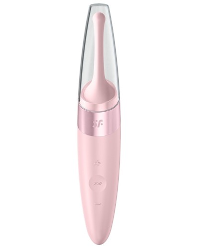 Stimulateur Tirling Delight Satisfyer 17cm Rose pas cher